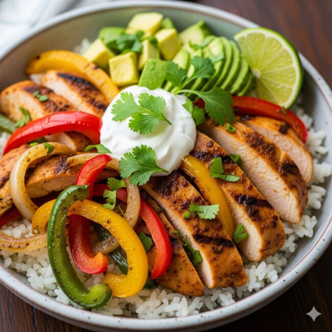 Chicken Fajita Bowl