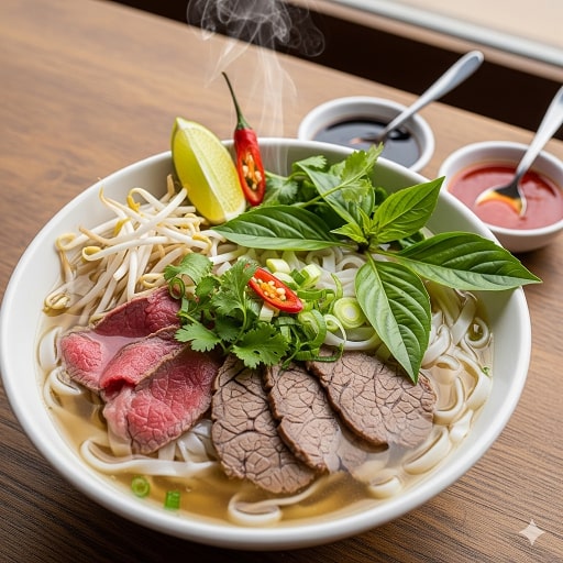 Pho Bo (Vietnamese Beef Noodle Soup)